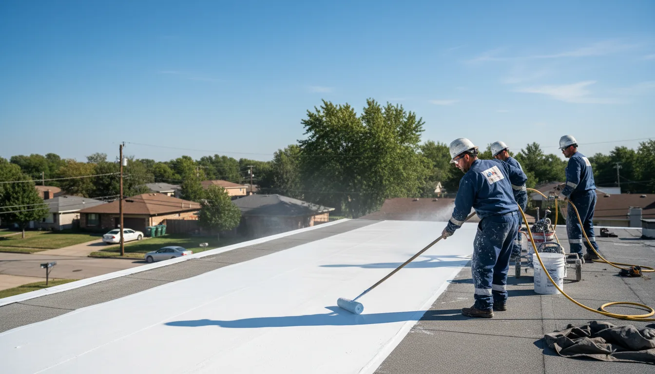Commercial roof coating in Midland, NC near me